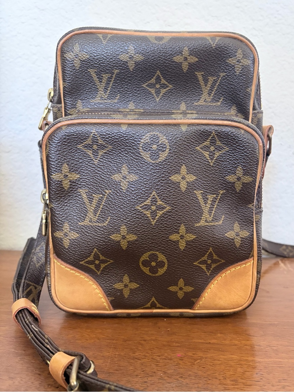 LOUIS VUITTON Amazone LV Monogram Brown Crossbody Bag